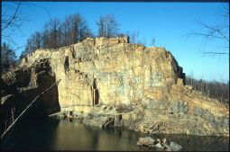 Bild: Steinbruchsee in den Königshainer Bergen