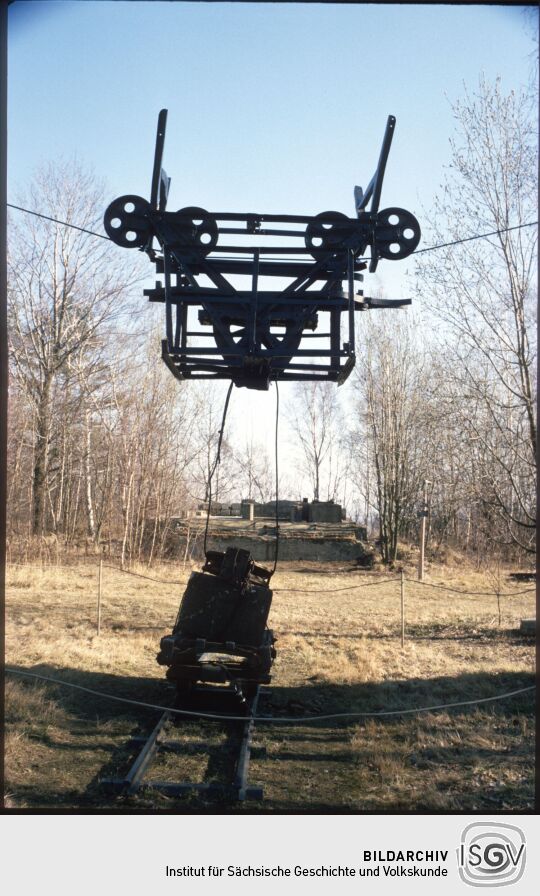Seilbahn im Bereich der Königshainer Berge (Technik für den Steinbruch?)