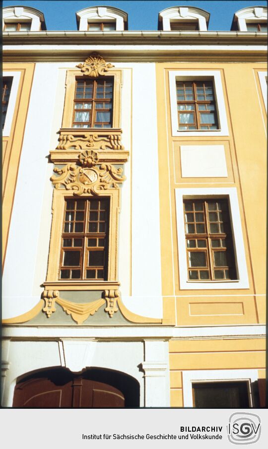 Mittelachse des Gebäudes 'der Anker' Königstraße 10 in der Dresdner Neustadt