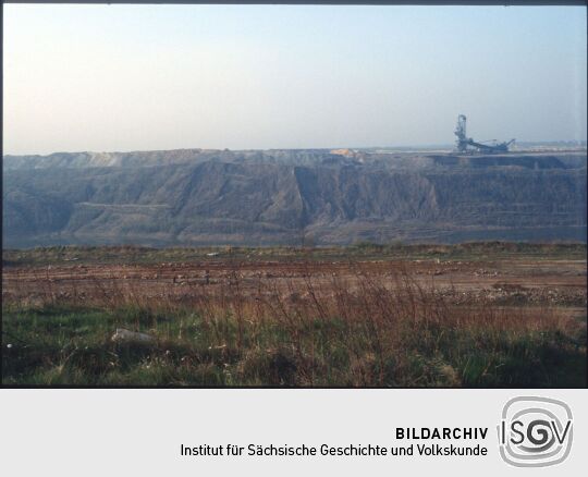 Blick auf einen Tagebau