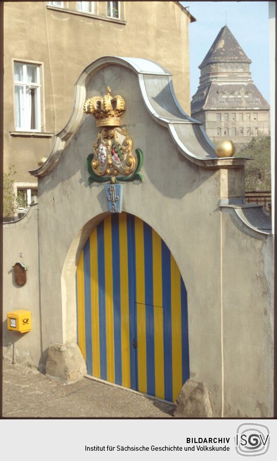 Tor der ehemaligen Posthalterei  in Wurzen
