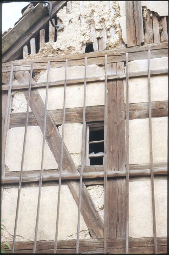 Bauschäden an einem Fachwerkgebäude in Hirschfeld