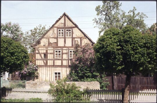 Fachwerkgebäude in Hirschfeld mit Bauschäden