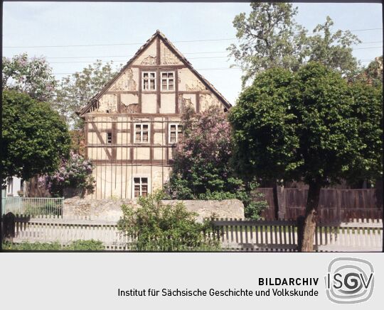 Fachwerkgebäude in Hirschfeld mit Bauschäden