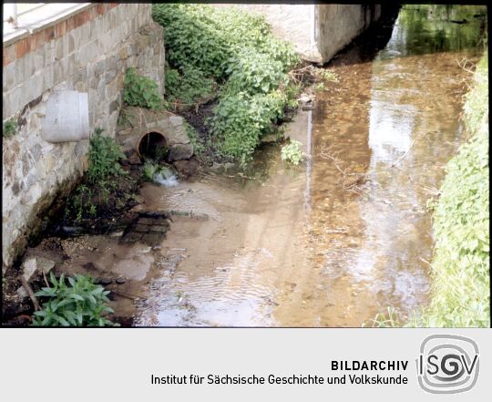 Zufluss zu einem Bach in Hirschfeld