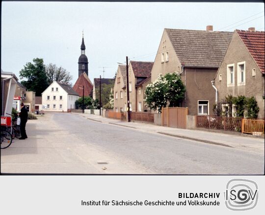 Blick durch Frauenhain zur Kirche