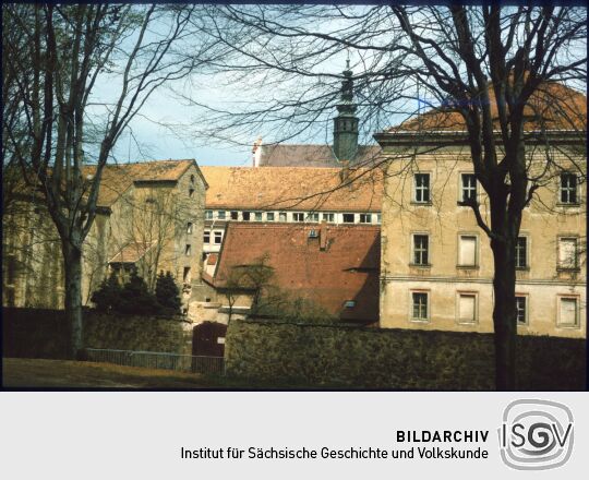 Blick zur Kirche des Klosters Marienstern