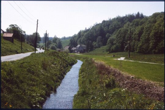 Blick auf die Bahra im Bahratal