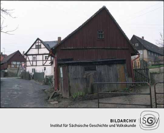 Holzgebäude in Georgewitz