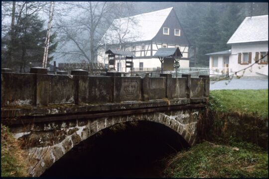 Brücke an der Neumannmühle im Kirnitzschtal
