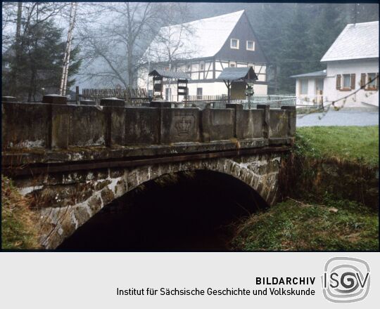 Brücke an der Neumannmühle im Kirnitzschtal