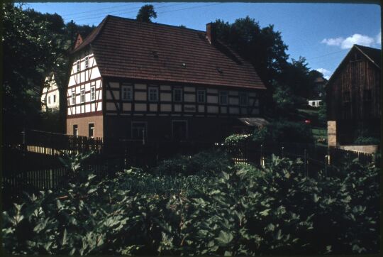 Fachwerkgebäude 'Eidammühle' in Reinhardtsdorf