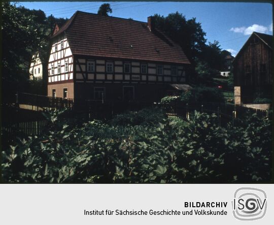 Fachwerkgebäude 'Eidammühle' in Reinhardtsdorf