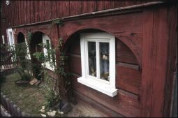 Bild: Fenster eines Umgebindehauses in Eibau