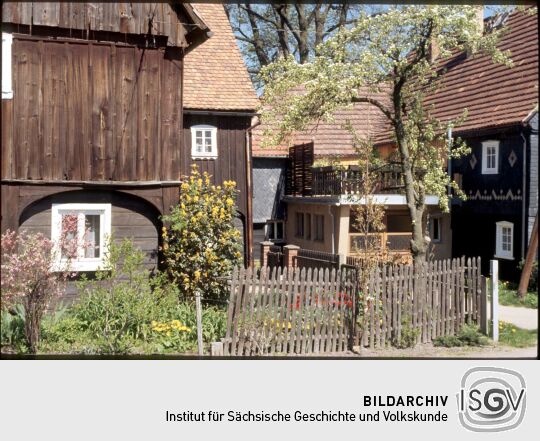 Umgebindehaus in Obercunnersdorf 1986