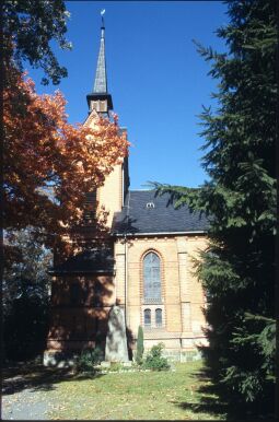 Bild: Blick zur Kirche in Marieney im Vogtland