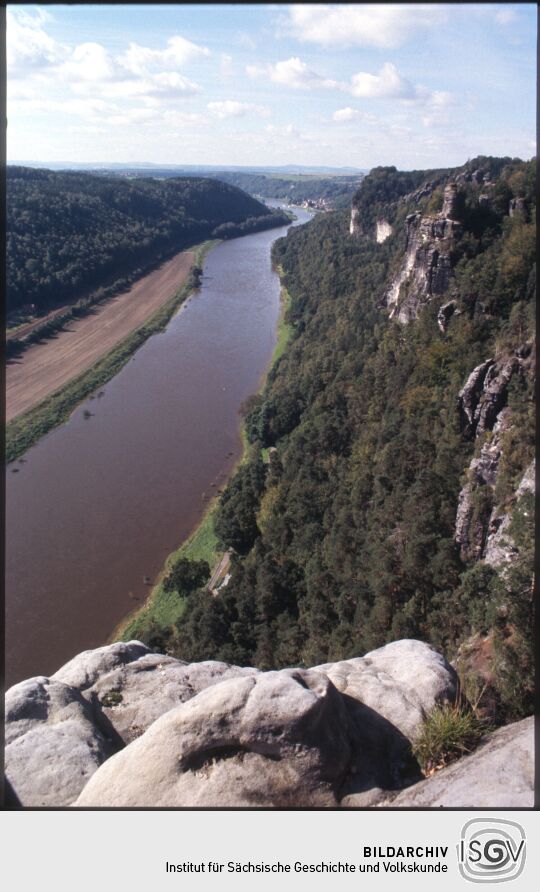 Landschaftsansicht in der Sächsischen Schweiz