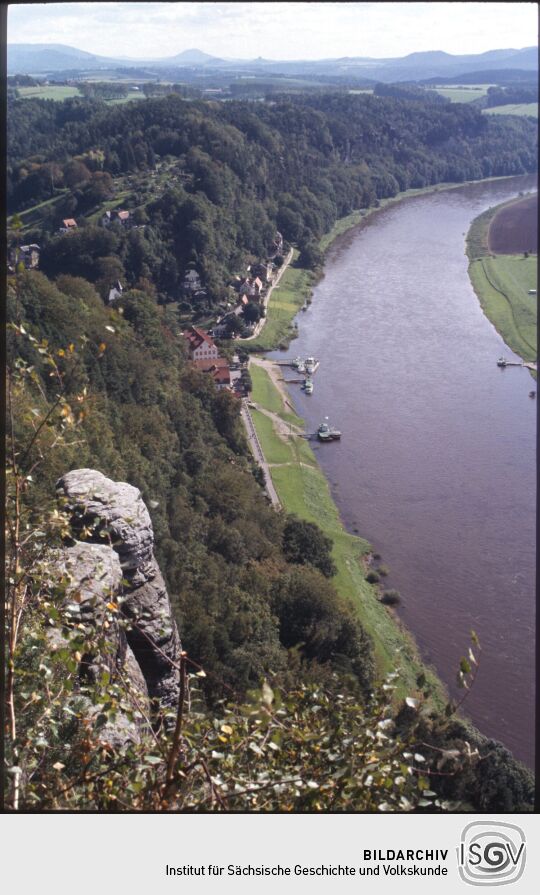 Landschaftsansicht in der Sächsischen Schweiz