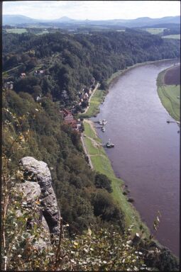 Bild: Landschaftsansicht in der Sächsischen Schweiz