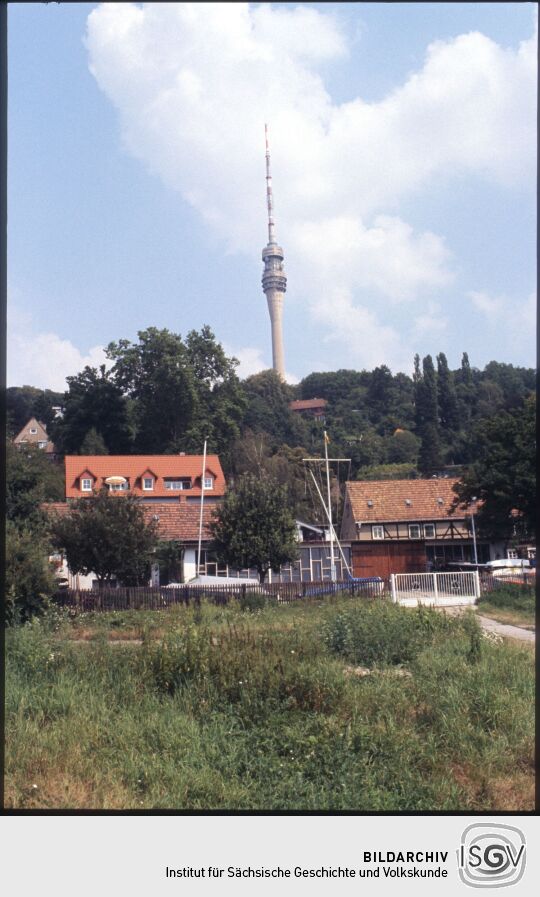 Landschaftsansicht an den Südhängen des Elbtales