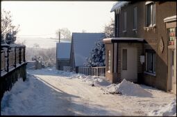 Bild: winterliche Straße in Lichtenberg