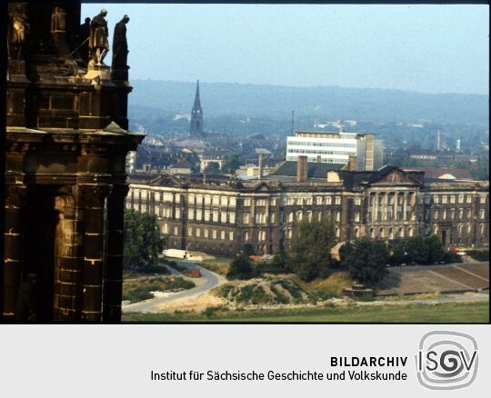 Blick vom Dresdner Hausmannsturm