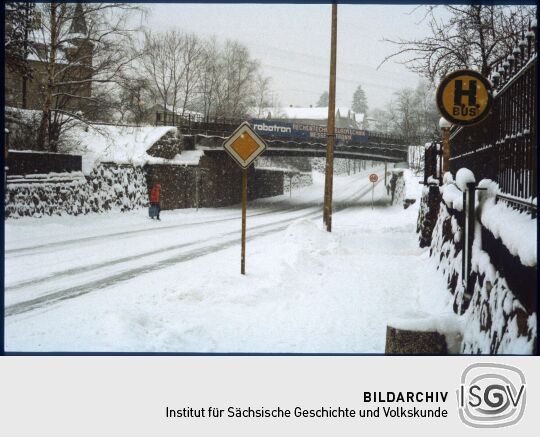 Ansicht der Dresdener Straße in Radeberg