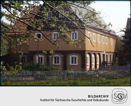 Umgebindehaus in Johnsdorf 1980