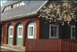 Bild: Umgebindehaus in Leutersdorf 1970