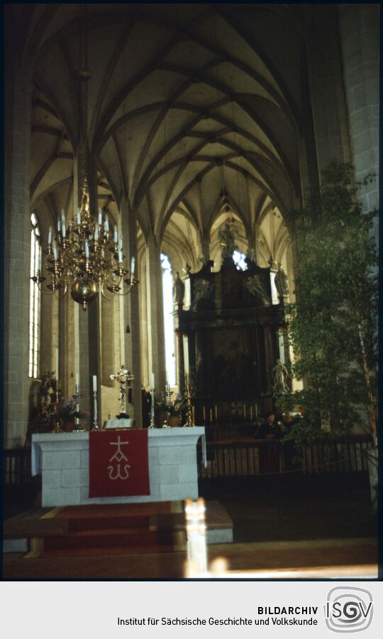 Innenansicht des Doms in Bautzen