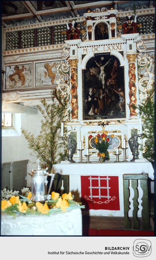 Innenansicht des Kirche in Schellerhau