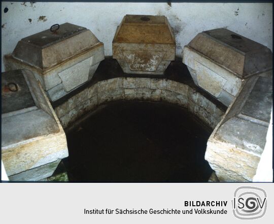 Ansicht des Klosters in Altzella