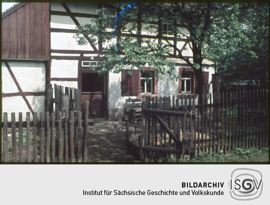 Fachwerkgebäude am Lessingweg 33 St. Egidien