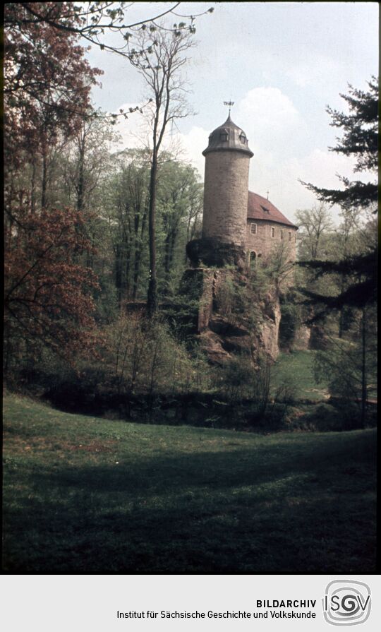 Blick zur Burg Rabenstein 1962