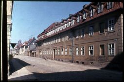 Blick durch dir August-Bebel-Straße, 1965