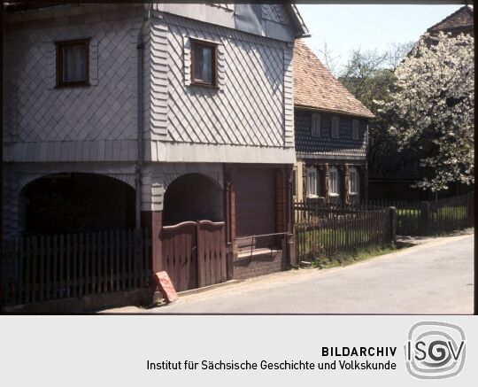 Umgebindehaus in Obercunnersdorf 1986