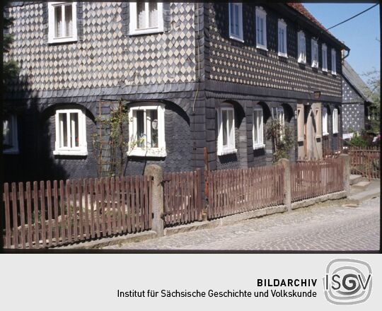 Umgebindehaus in Obercunnersdorf 1986