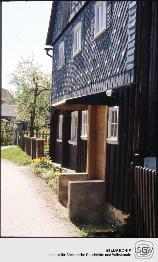 Umgebindehaus in Obercunnersdorf 1986