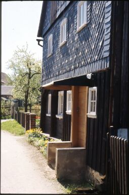 Bild: Umgebindehaus in Obercunnersdorf 1986