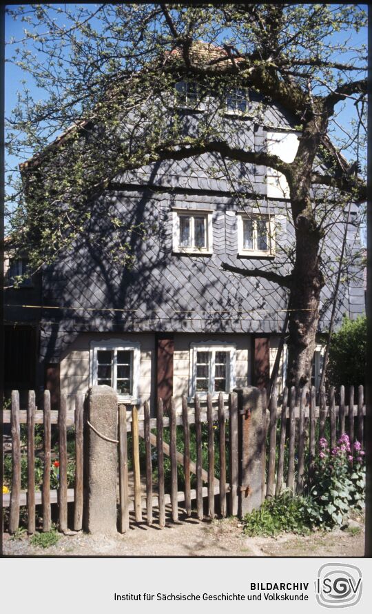 Umgebindehaus in Obercunnersdorf 1986