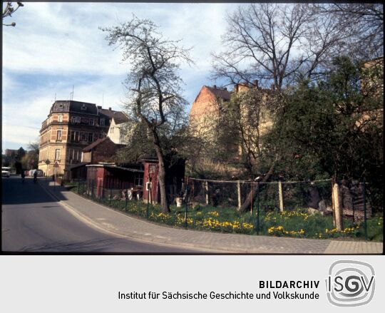 Gärten in der Wasserstraße in Radeberg 1986