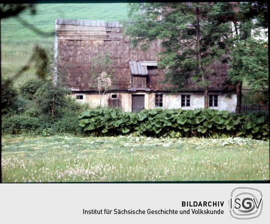 Strohgedeckter Bauernhof in Fürstenau 1979