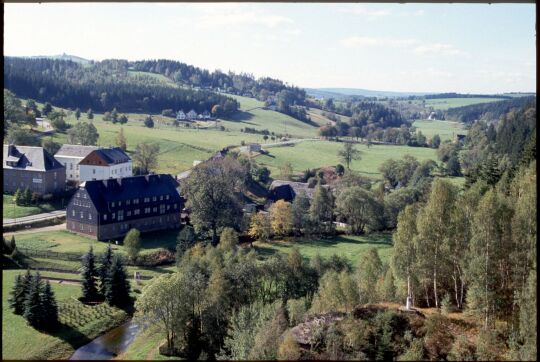Blick auf das Tal des Rauschenbachs 1990
