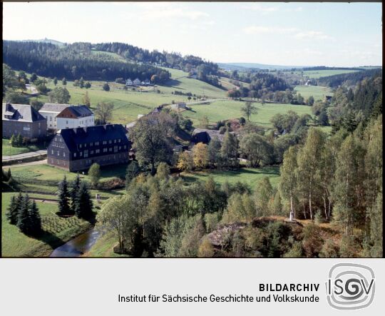 Blick auf das Tal des Rauschenbachs 1990