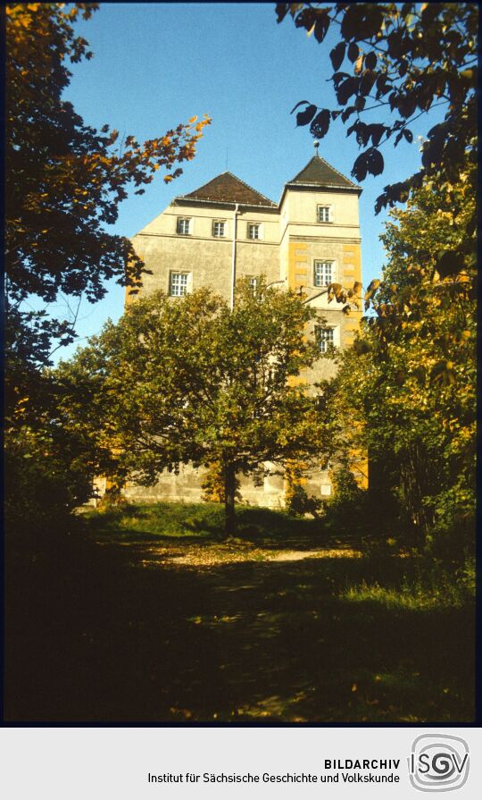 Ostfassade von Schloss Siebeneichen 1986