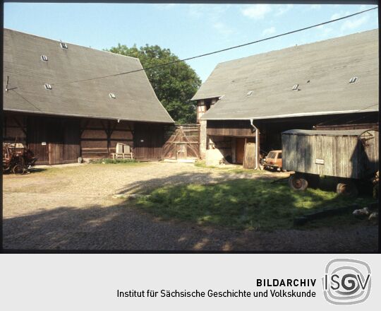 Bauernhof in Niederlungkwitz 1987