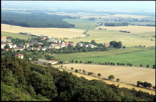 Blick vom Collmberg auf Collm