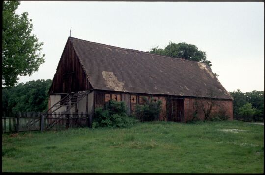 Scheune in der Dübener Heide 1990