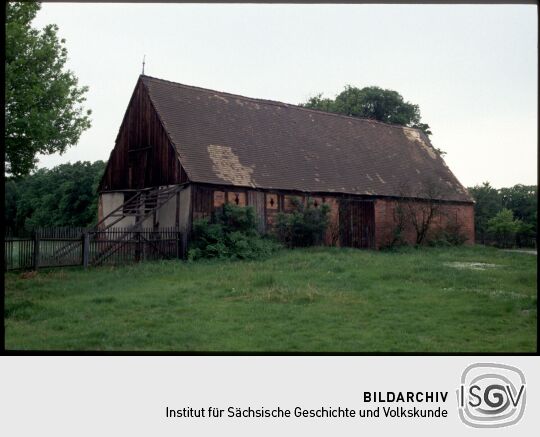 Scheune in der Dübener Heide 1990
