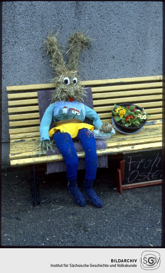 Hase aus Heu in Meuselwitz